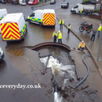 glasgow water main break shettleston road