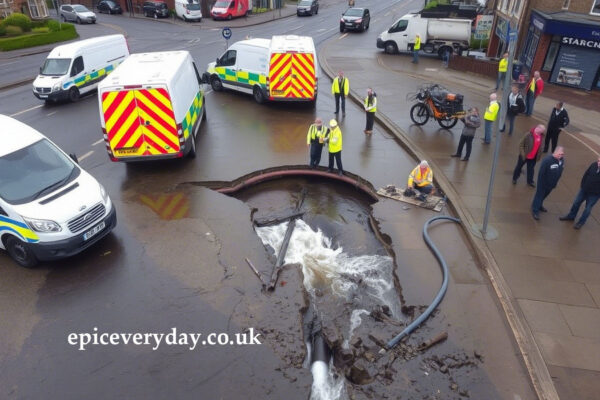 glasgow water main break shettleston road